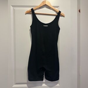 The Cindy Maternity Romper - Classic Black Sleeveless Jumpsuit